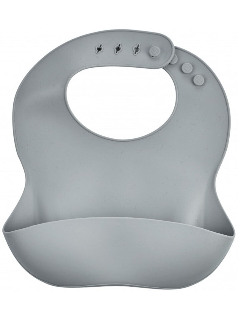 Babero de silicona Thermobaby, lote de 2, con bolsillo de recuperación de alimentos Verde - Kiabi