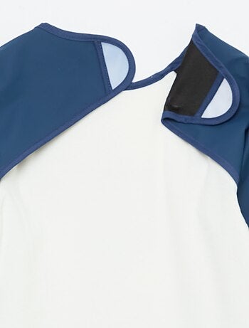 Babero delantal de manga larga estampado