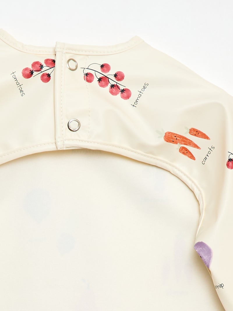 Babero delantal impermeable Beige - Kiabi