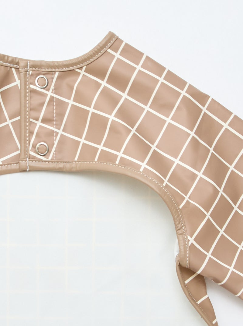Babero delantal impermeable 'Chip y Chop' Marron - Kiabi