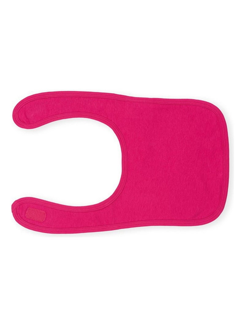 Babero diseño liso bebé - larkwood Rosa fucsia - Kiabi