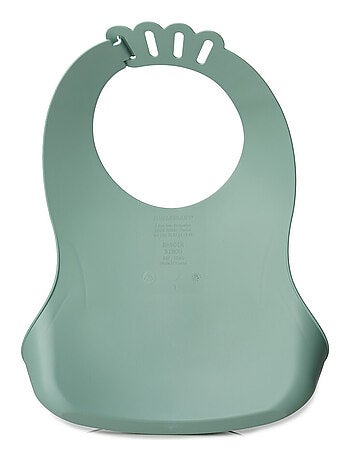 Babero impermeable ajustable BIBOU Castor Thermobaby con bolsillo de alimentación