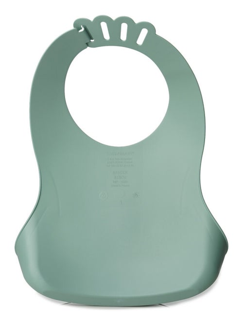 Babero impermeable ajustable BIBOU Castor Thermobaby con bolsillo de alimentación - Kiabi Babero impermeable ajustable BIBOU Castor Thermobaby con bolsillo de alimentación - Kiabi