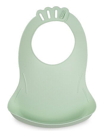 Babero impermeable Thermobaby BIBOU con bolsillo recuperador de alimentos