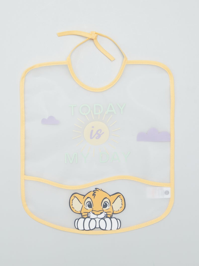 Babero impermeable 'El Rey León' NARANJA - Kiabi