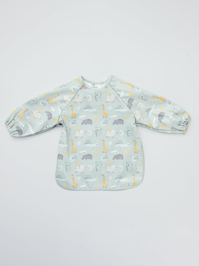 Babero impermeable estampado AZUL - Kiabi