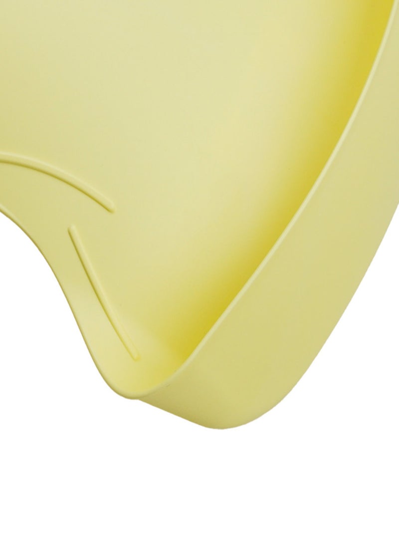Babero impermeable Thermobaby Bibou con bolsillo recogecosas ajustable Amarillo limón - Kiabi