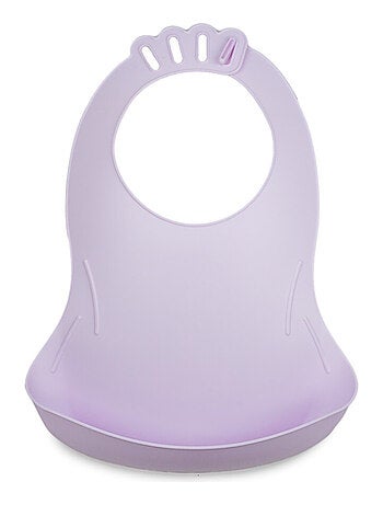 Babero impermeable Thermobaby BIBOU con bolsillo recuperador de alimentos