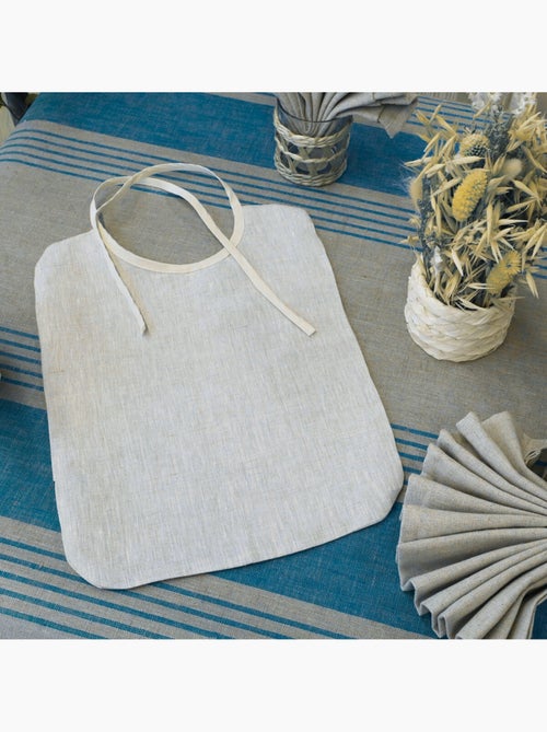 Babero infantil 100 % lino natural allure - Kiabi