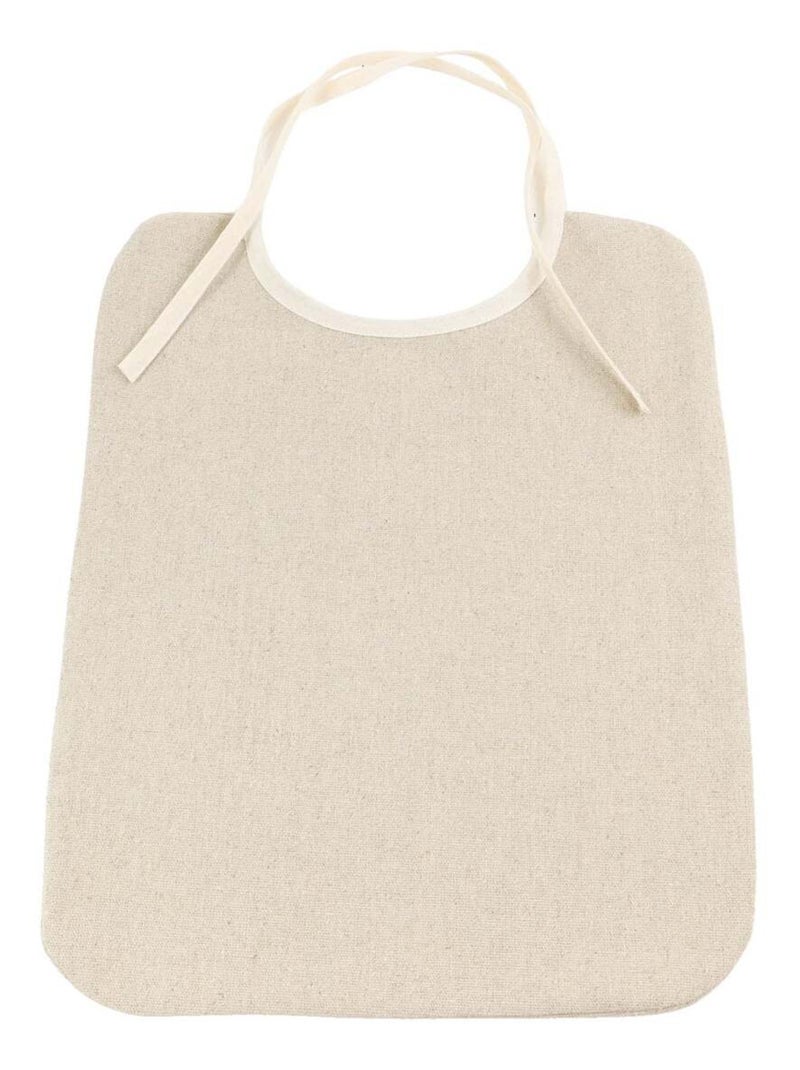 Babero infantil 100 % lino natural linelle Beige - Kiabi