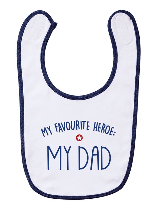 Babero MY FAVOURITE HEROE : MY DAD - Kiabi