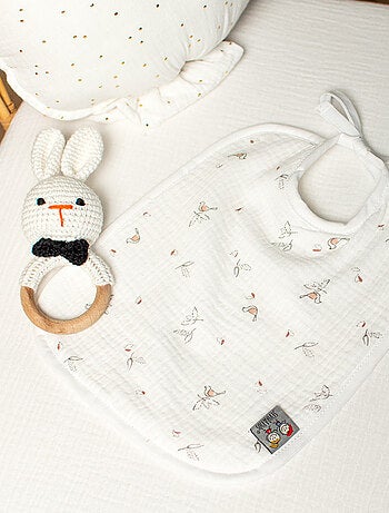 Babero para anudar de algodón, melody - SEVIRA KIDS