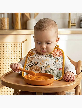 Babero para anudar de algodón, néo vintage | SEVIRA KIDS