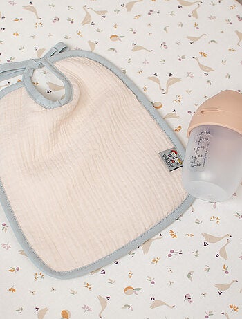 Babero para anudar de gasa de algodón, jeanne - SEVIRA KIDS