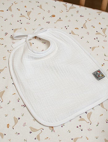 Babero para anudar de gasa de algodón, jeanne - SEVIRA KIDS