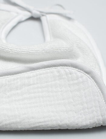 Babero para anudar de gasa de algodón, jeanne - SEVIRA KIDS