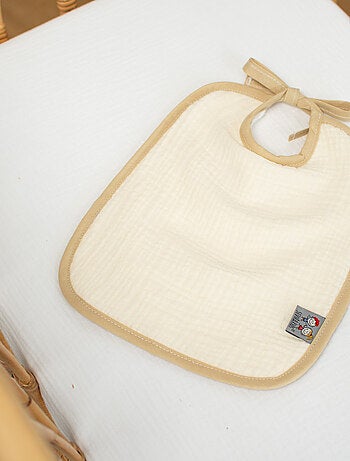 Babero para anudar de gasa de algodón, jeanne | SEVIRA KIDS