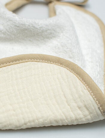 Babero para anudar de gasa de algodón, jeanne | SEVIRA KIDS