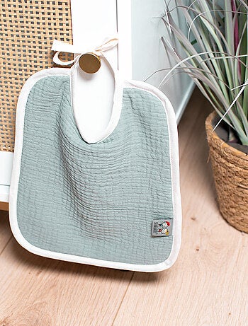 Babero para anudar de gasa de algodón, jeanne | SEVIRA KIDS