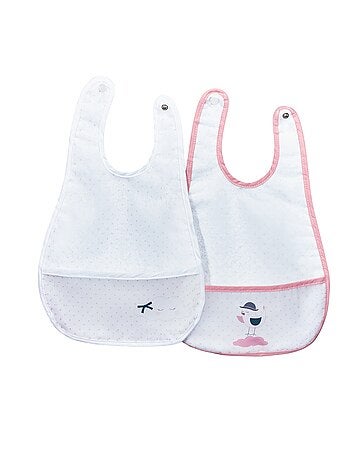 Babero plastificado con bandeja - SAUTHON