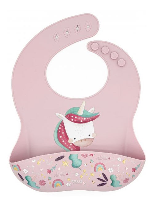 Babero recogedor de silicona - animales | Sassi Junior - Kiabi