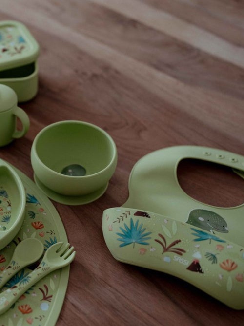 Babero recogedor de silicona - animales | Sassi Junior - Kiabi