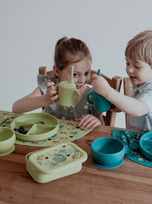 Babero recogedor de silicona - animales | Sassi Junior - Kiabi