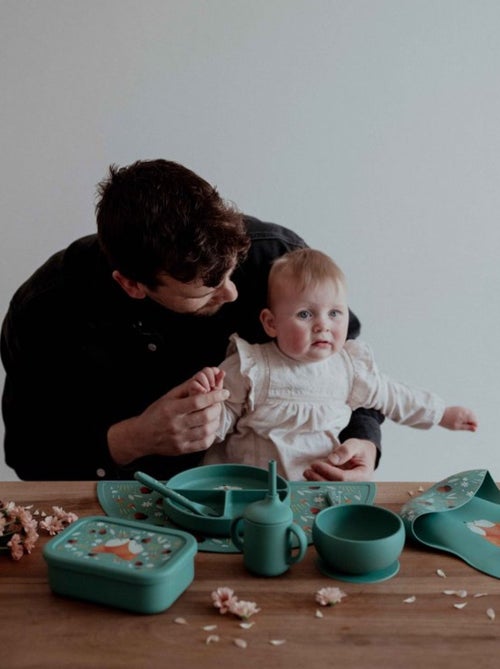 Babero recogedor de silicona - animales | Sassi Junior - Kiabi