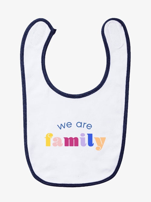 Babero WE ARE FAMILY - Kiabi
