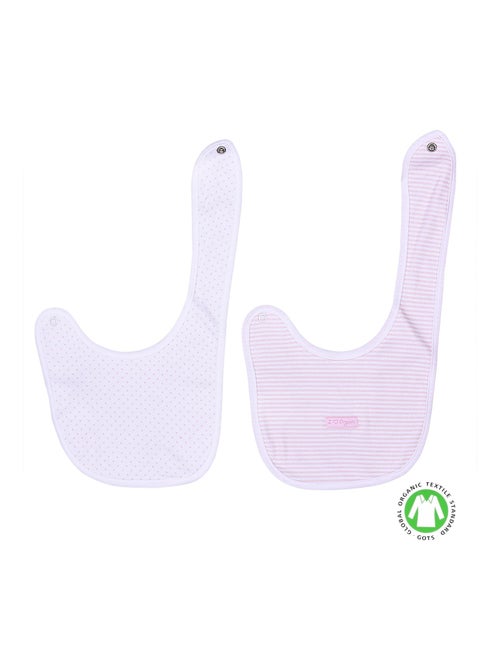 Baberos de algodón orgánico para bebé, pack de 2 | kitikate - Kiabi