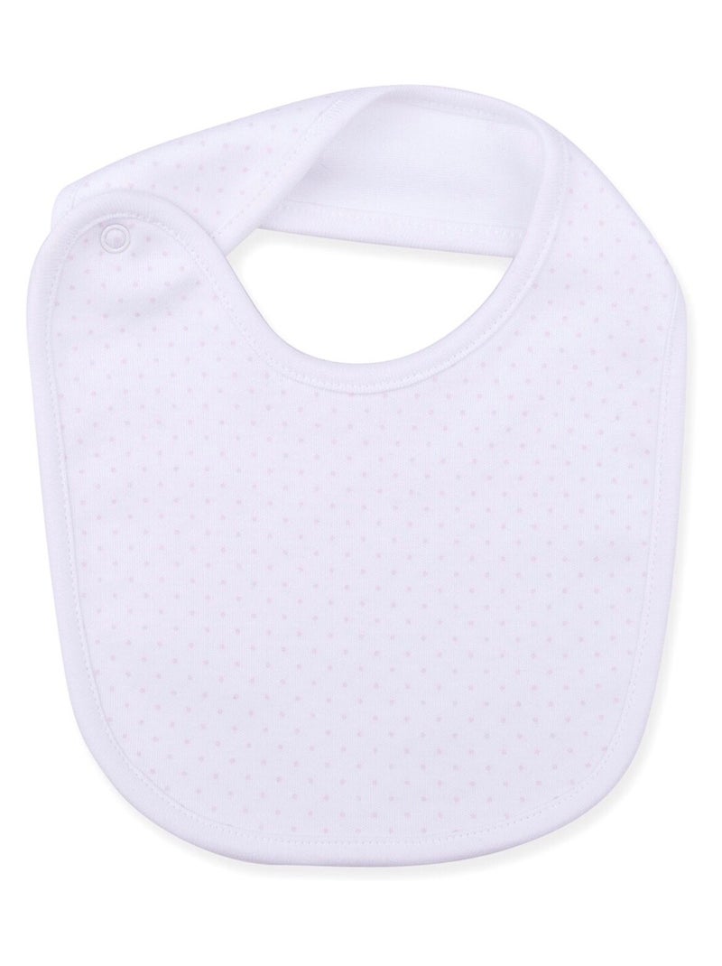 Baberos de algodón orgánico para bebé, pack de 2 | kitikate Rosa - Kiabi