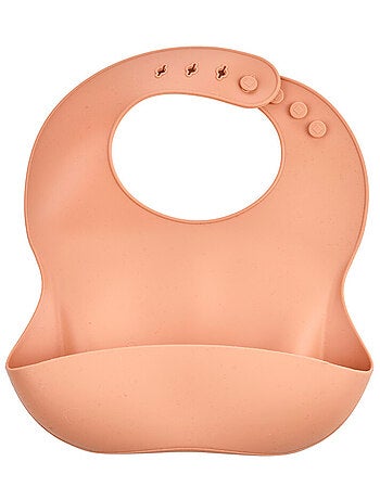 Baberos de silicona Thermobaby, lote de 2 impermeables y ajustables desde el nacimiento