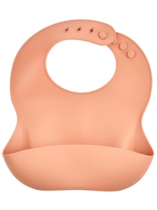 Baberos de silicona Thermobaby, lote de 2 impermeables y ajustables desde el nacimiento - Kiabi