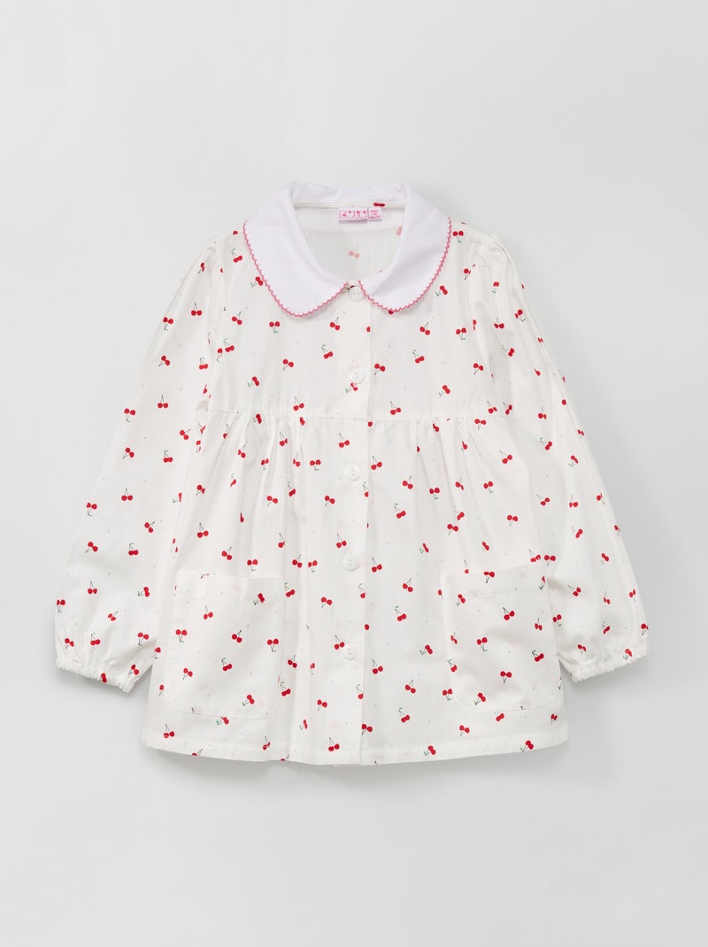 Babi escolar con estampado de cereza BLANCO - Kiabi