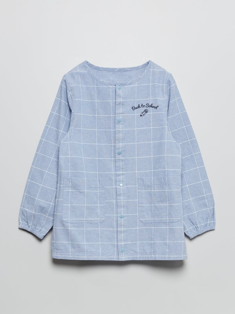 Babi escolar de chambray AZUL - Kiabi
