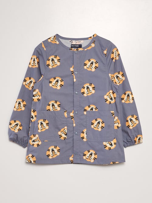 Babi escolar de popelina estampado - Kiabi