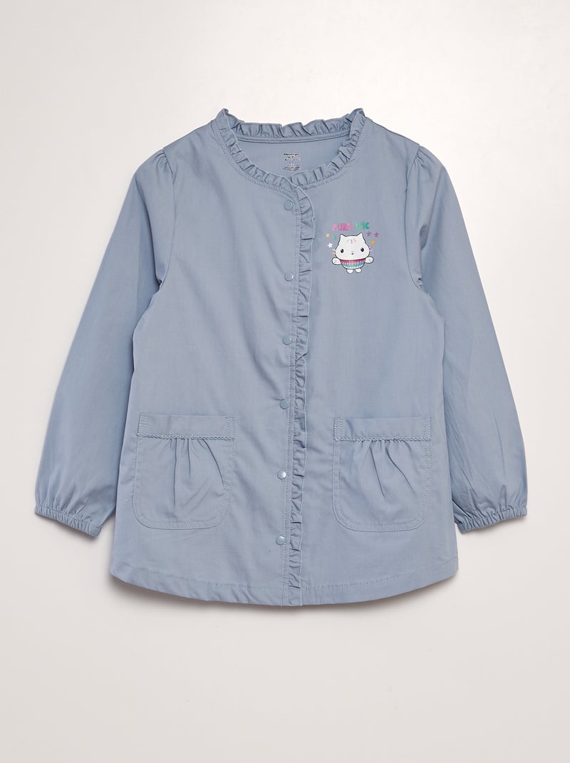 Babi escolar de popelina estampado 'La casa de muñecas de Gabby' AZUL - Kiabi