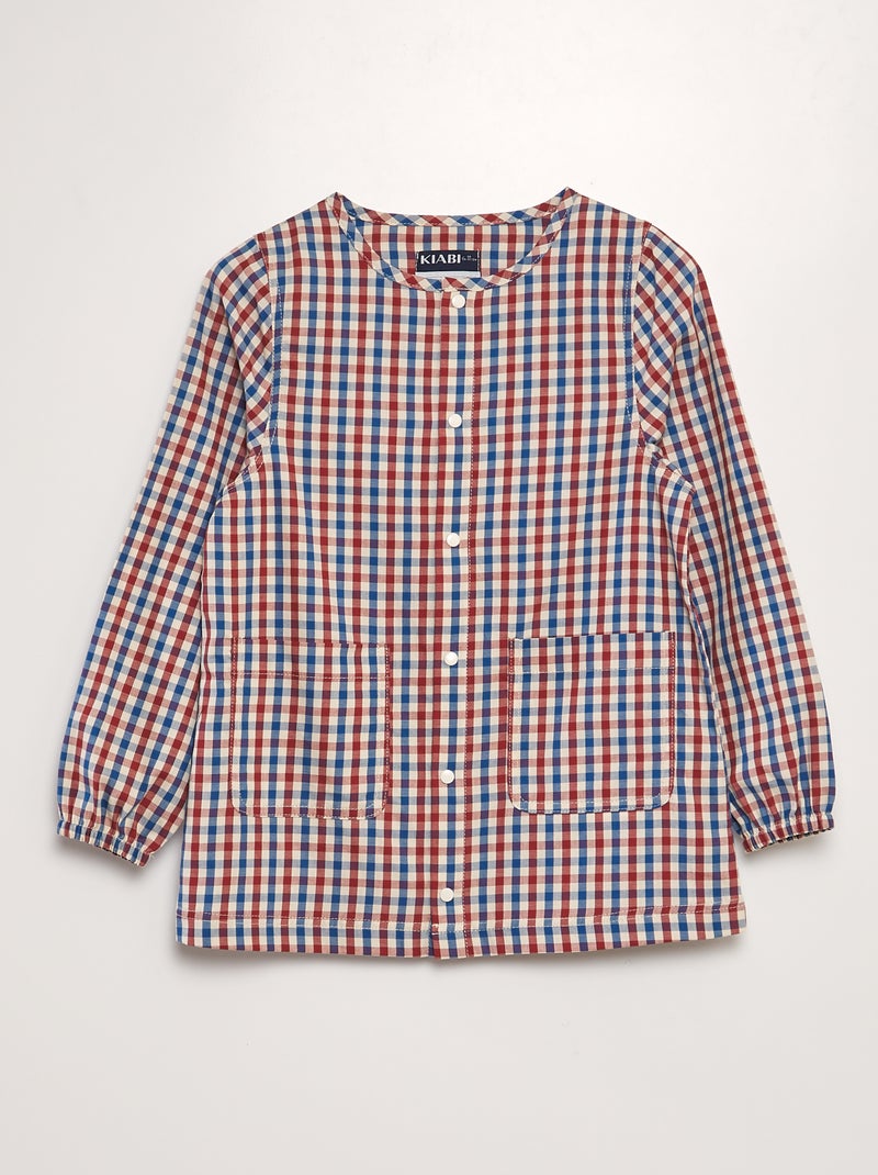 Babi escolar de popelina estampado ROJO - Kiabi