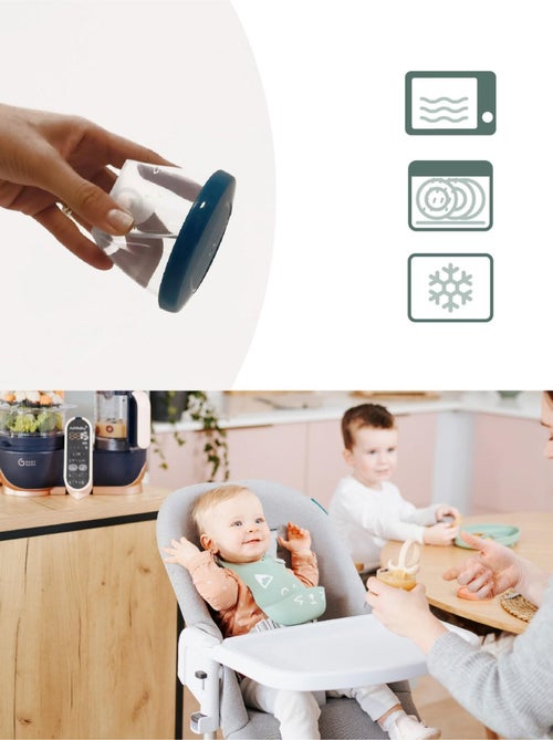 Babybols Kit XXL MultiSet: 12 tarros para conservar alimentos + 3 cucharas blandas 'Babymoov' - Kiabi Babybols Kit XXL MultiSet: 12 tarros para conservar alimentos + 3 cucharas blandas 'Babymoov' - Kiabi