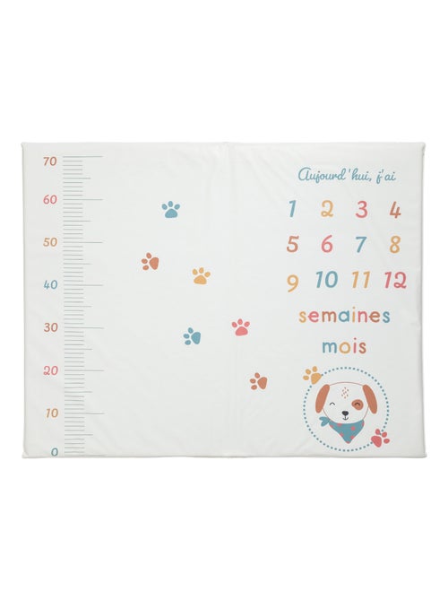 BABYCALIN - Alfombra de juegos para bebé Fiesta de cumpleaños para perros - 72,5 x 92 x 2,5 cm - Kiabi