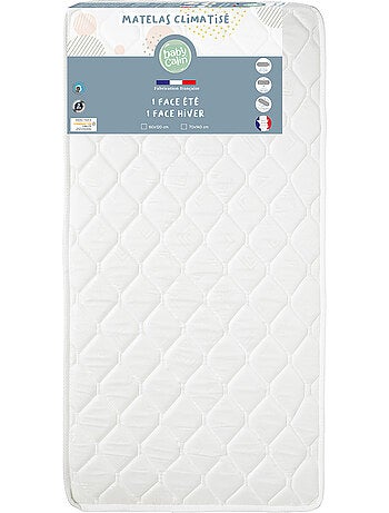 BABYCALIN - Colchón para cuna bebé - Blanco - 70 x 140 cm