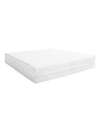 BABYCALIN - Colchón plegable para cuna bebé - Blanco - 60 x 120 cm