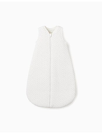 Babygrow acolchado de algodón, blanco