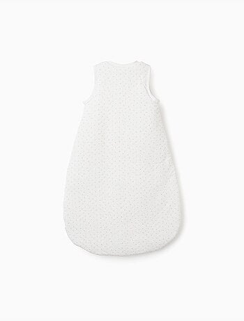 Babygrow acolchado de algodón, blanco