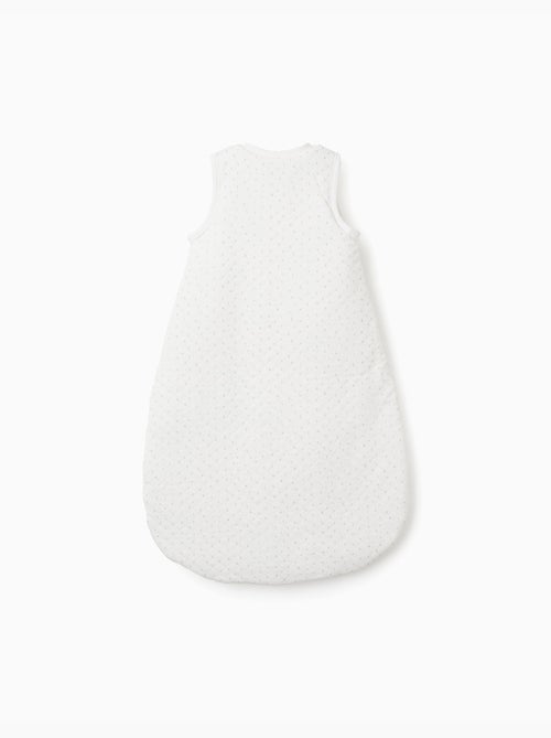 Babygrow acolchado de algodón, blanco - Kiabi Babygrow acolchado de algodón, blanco - Kiabi