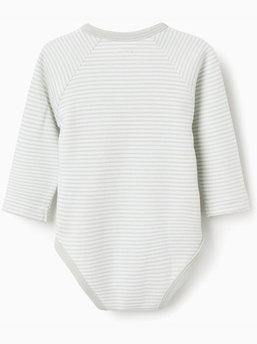 Babygrow con manga larga, de algodón, mixto - Kiabi