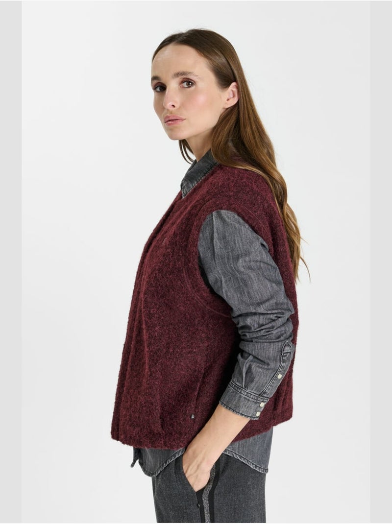 Badis chaqueta sin mangas Rojo - Kiabi