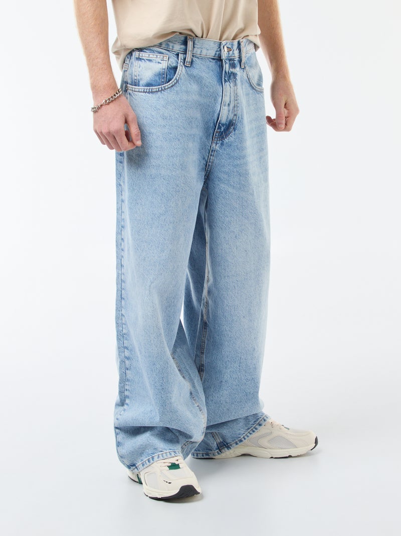 Baggy vaquero fit de algodón Azul - Kiabi