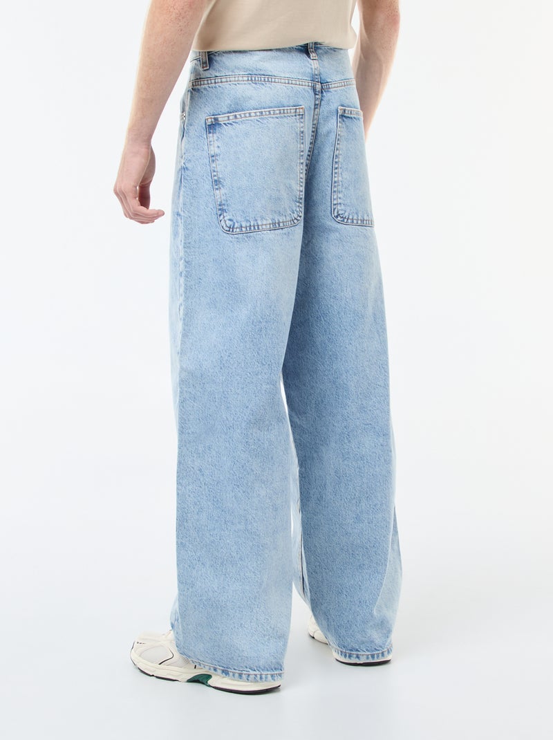 Baggy vaquero fit de algodón Azul - Kiabi