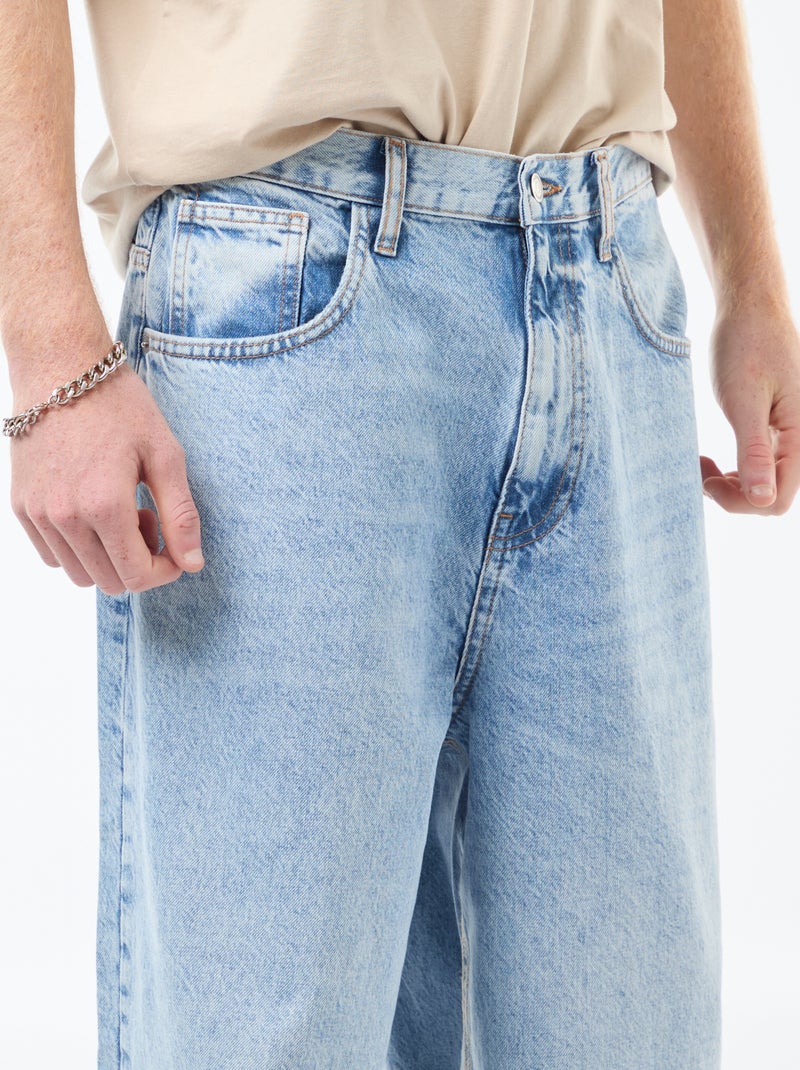 Baggy vaquero fit de algodón Azul - Kiabi